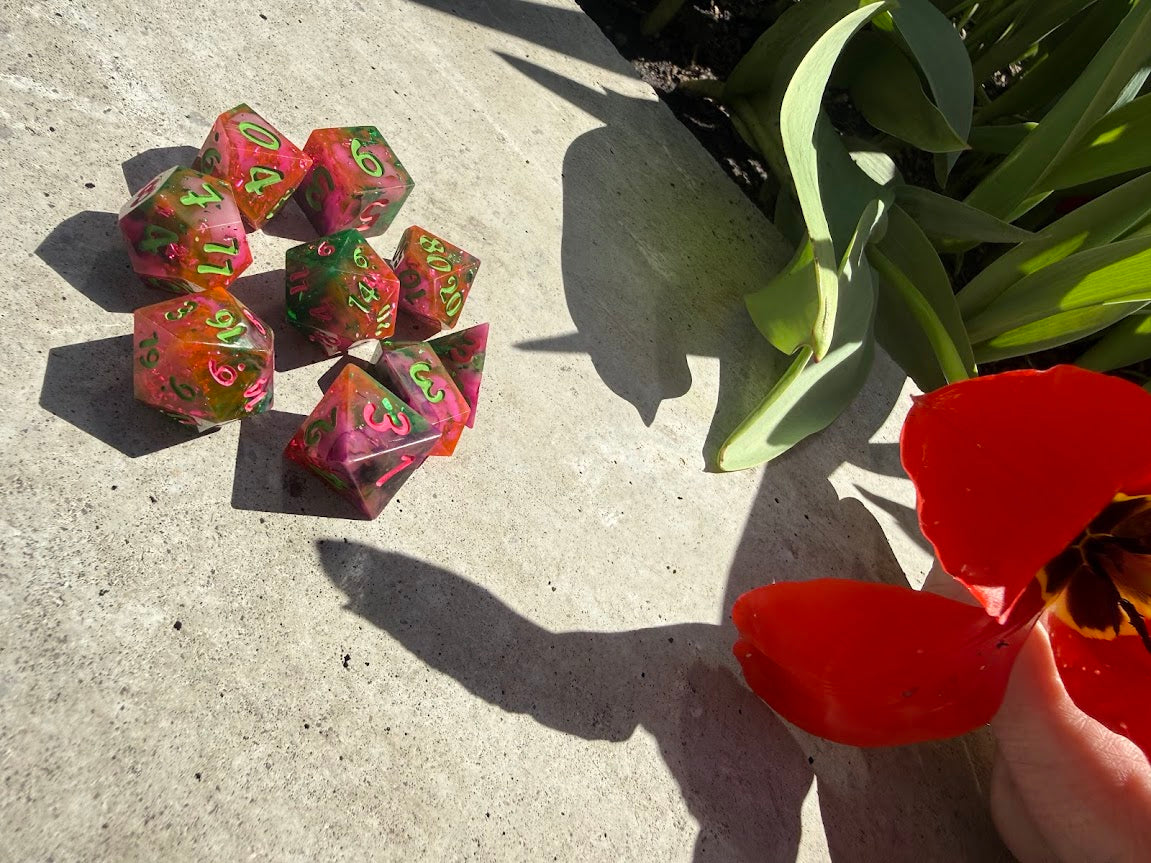 K-Pop Watermelon - Red Star Dice