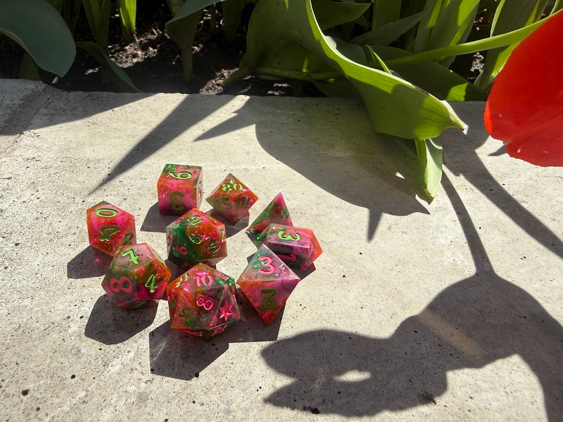 K-Pop Watermelon - Red Star Dice
