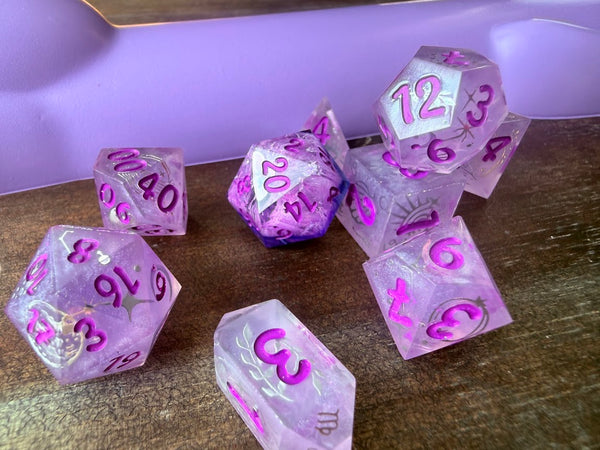 Astromancy Glazed - Red Star Dice