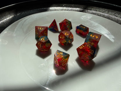Happy Thoughts Rainbow - Red Star Dice