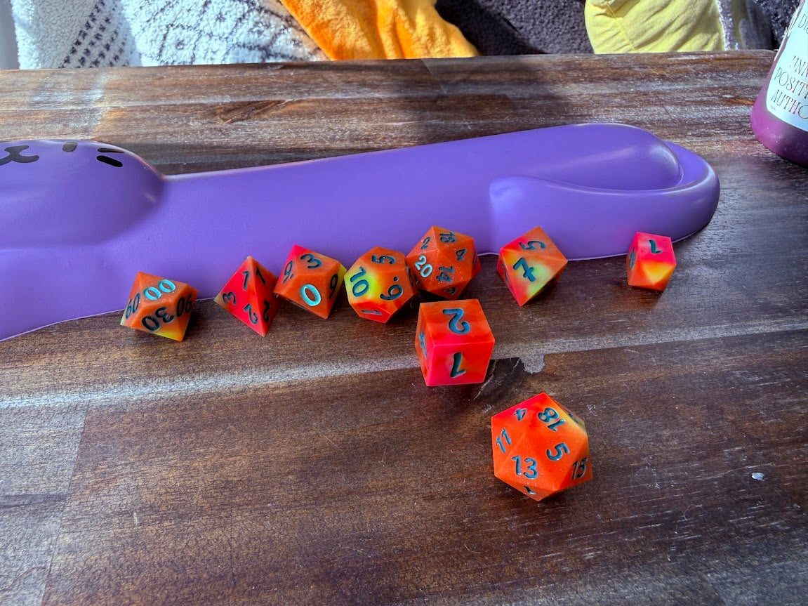 Sparkling Sunrise - Red Star Dice