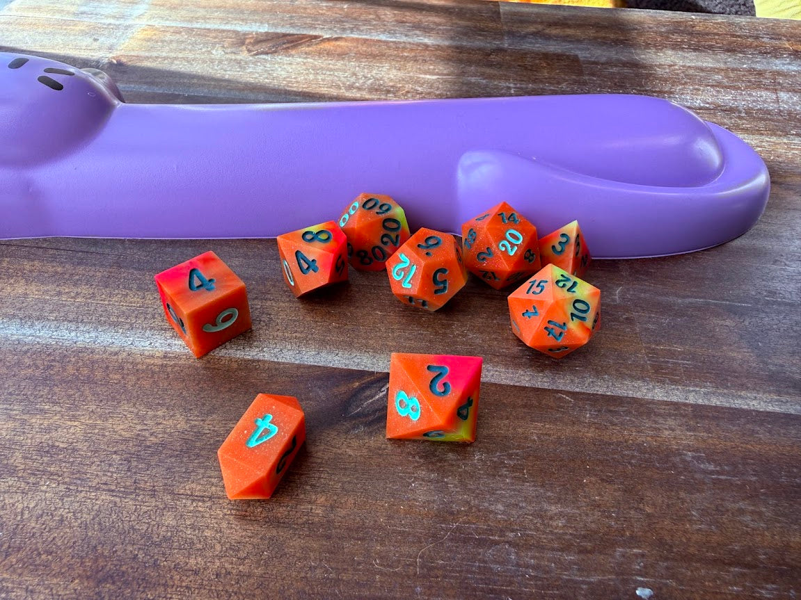 Sparkling Sunrise - Red Star Dice