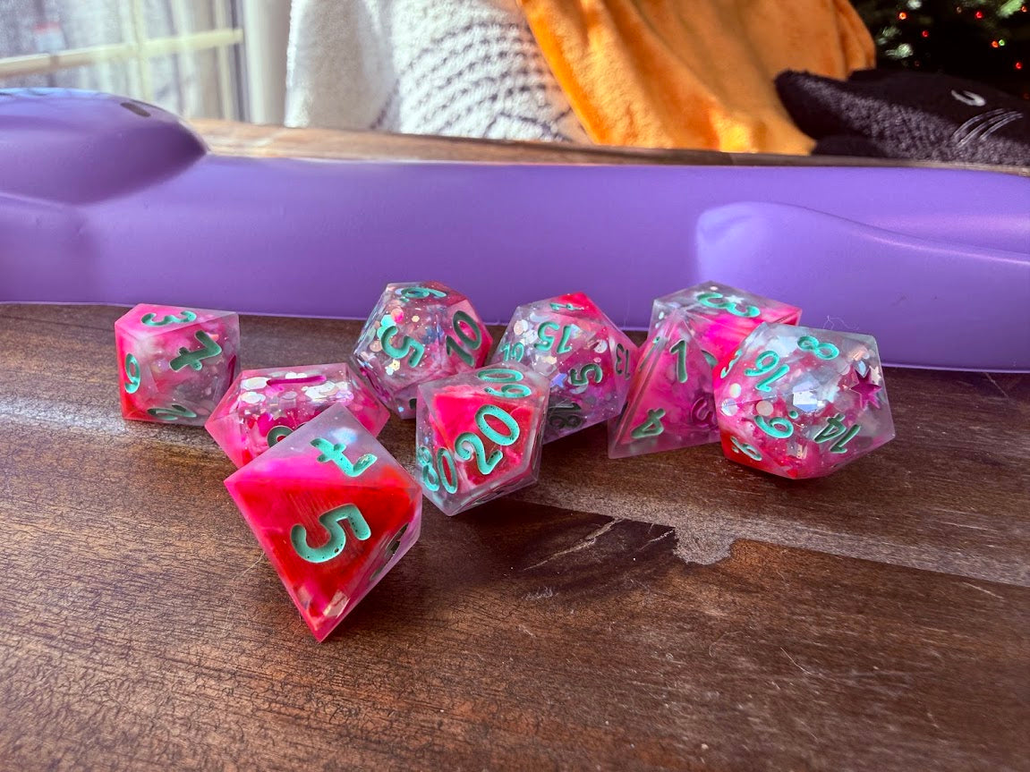 Sparkle Magic - Red Star Dice