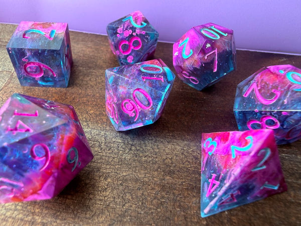 Paint shift Dice Set - Red Star Dice