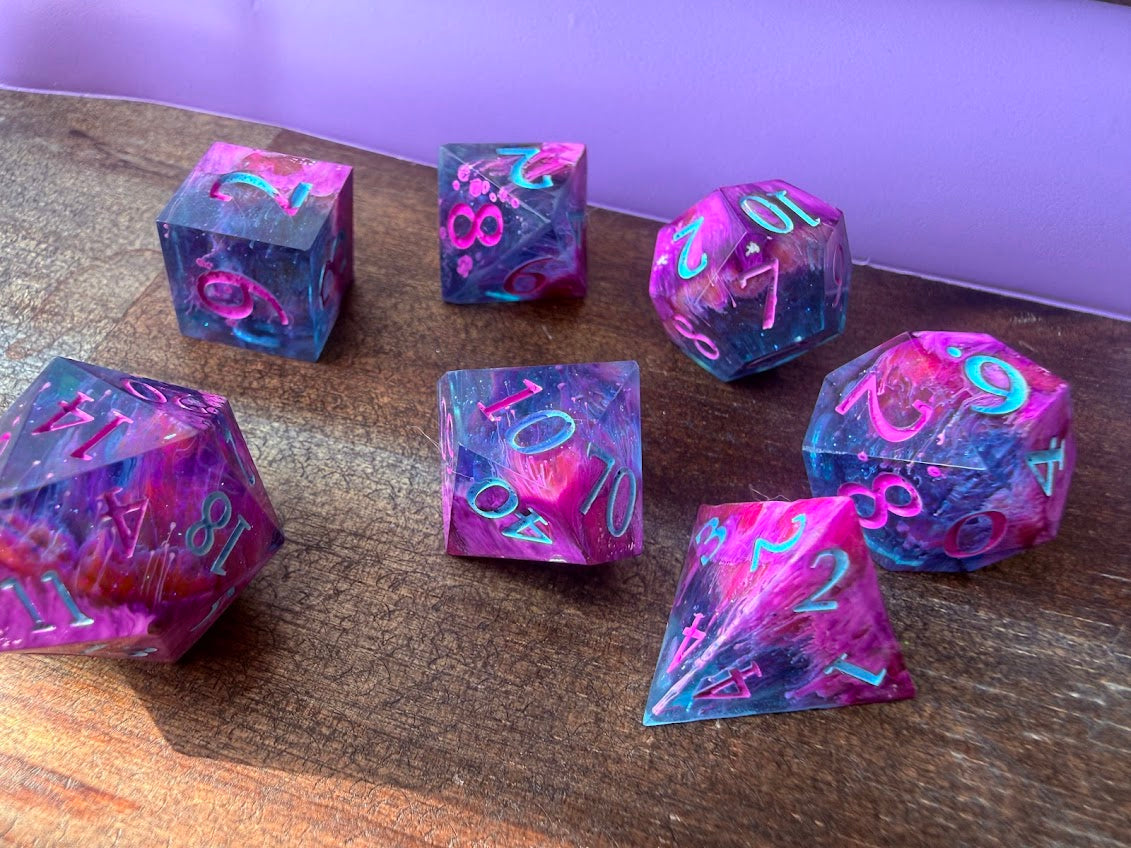 Paint shift Dice Set - Red Star Dice