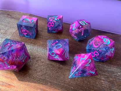 Paint shift Dice Set - Red Star Dice
