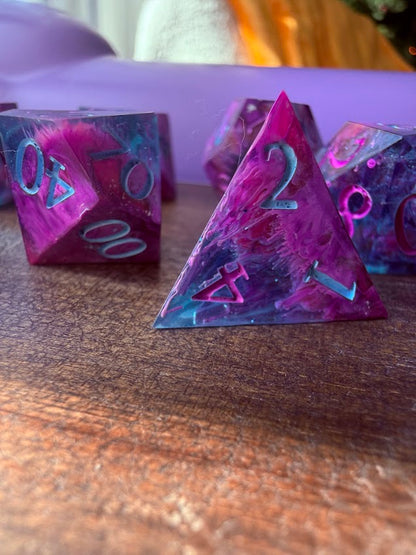Paint shift Dice Set - Red Star Dice