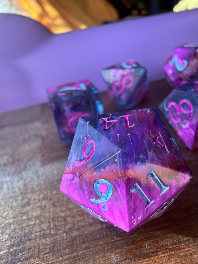Paint shift Dice Set - Red Star Dice