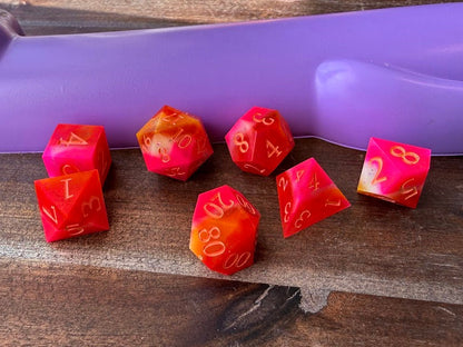 We love a FAFO, Jana Dice Set - Red Star Dice