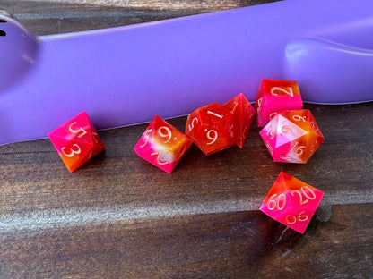 We love a FAFO, Jana Dice Set - Red Star Dice
