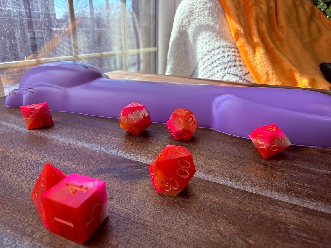 We love a FAFO, Jana Dice Set - Red Star Dice