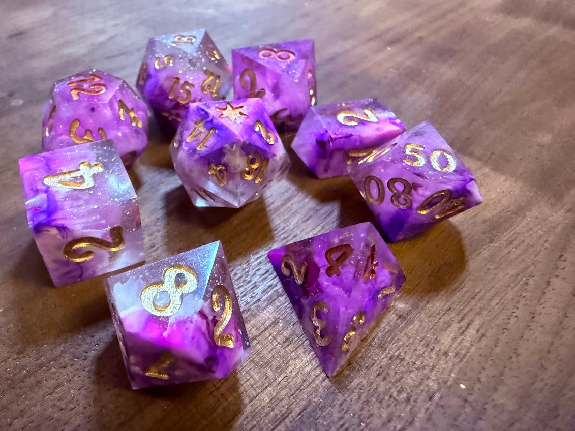 Lana's Dice Set - Red Star Dice