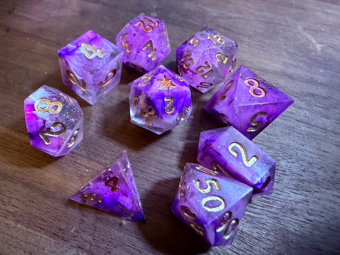 Lana's Dice Set - Red Star Dice