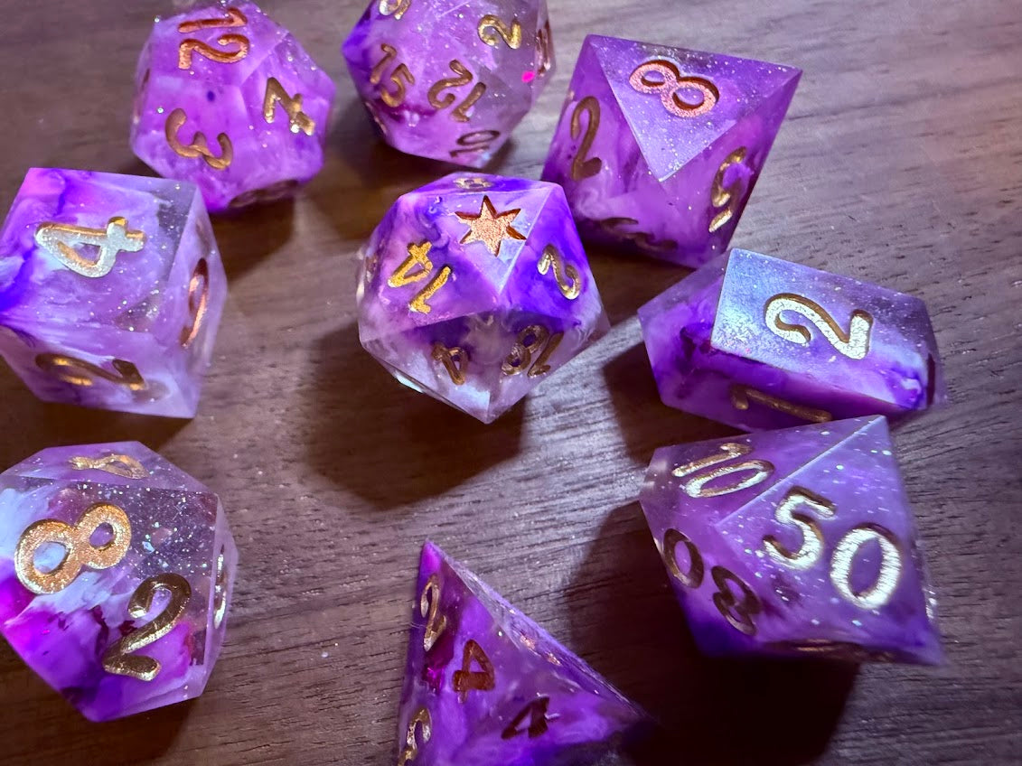Lana's Dice Set - Red Star Dice