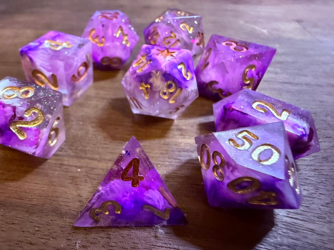 Lana's Dice Set - Red Star Dice