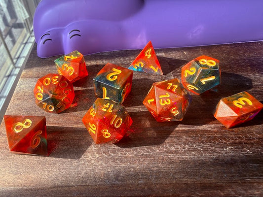 Happy Thoughts Rainbow - Red Star Dice
